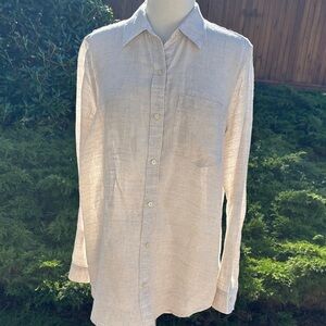 Women’s Cream Button-Up Shirt